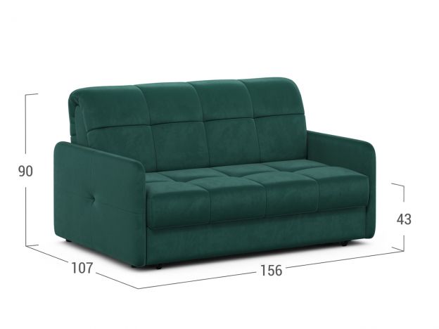 Диван MOON 120 цвет зеленый (фото 301965)