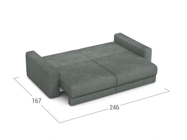 Диван MOON 007 цвет серый (фото 302657)