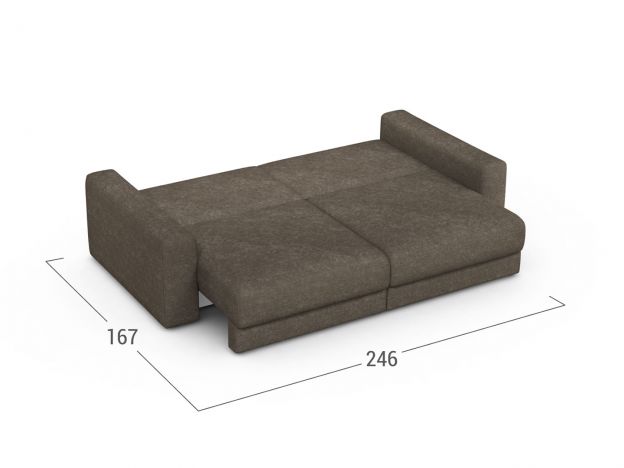 Диван MOON 007 цвет коричневый (фото 302705)