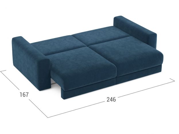 Диван MOON 007 цвет синий (фото 302721)