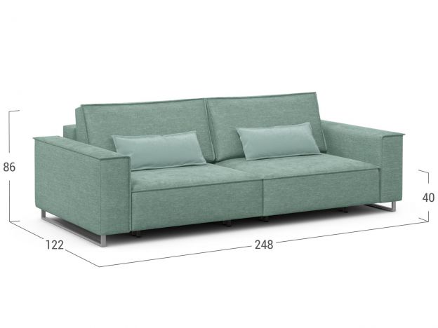 Диван MOON 005 цвет зеленый,мята (фото 302543) Диван MOON 005 цвет зеленый,мята (фото 302543)