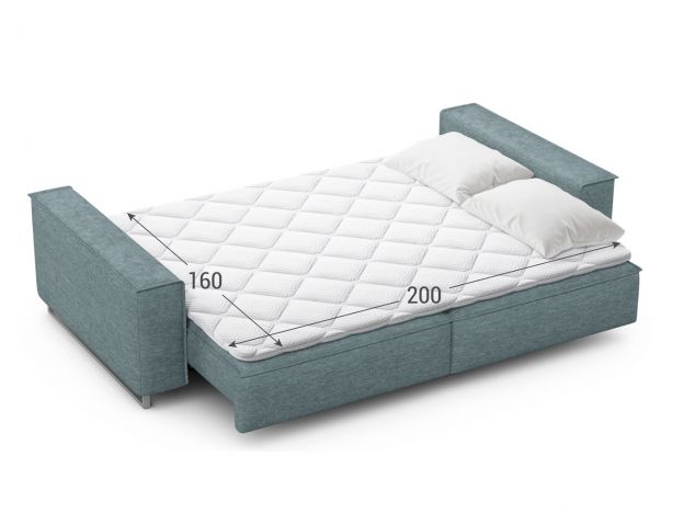 Диван MOON 005 цвет голубой (фото 302582)