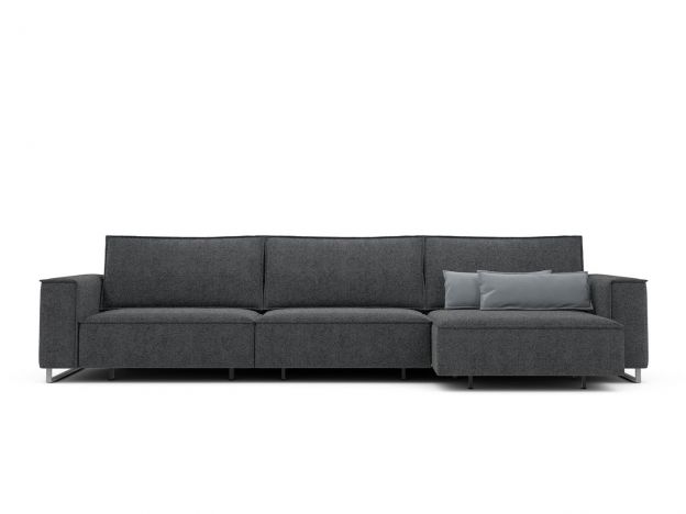 Угловой диван MOON 005 цвет серый (фото 302625)