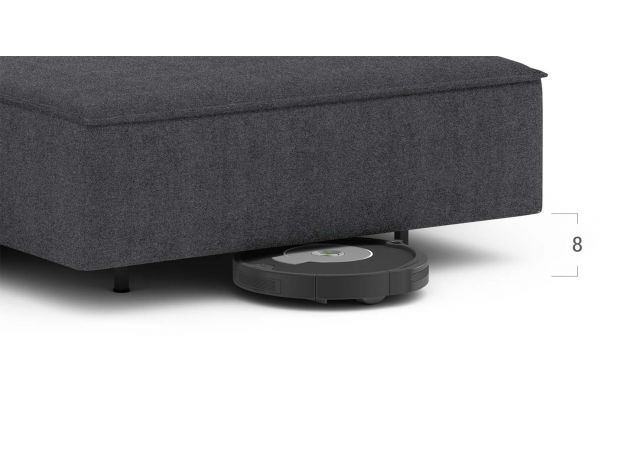 Угловой диван MOON 005 цвет серый (фото 302632)