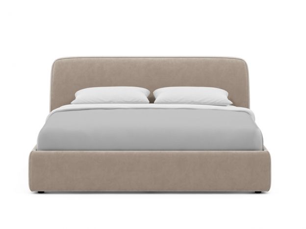 Кровать с подъёмным механизмом MOON 1008 цвет бежевый (фото 303329)