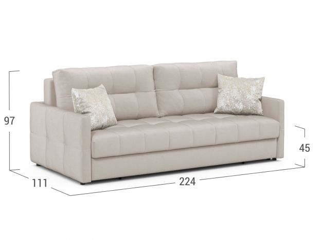 Диван MOON 015 цвет белый,бежевый (фото 303012)