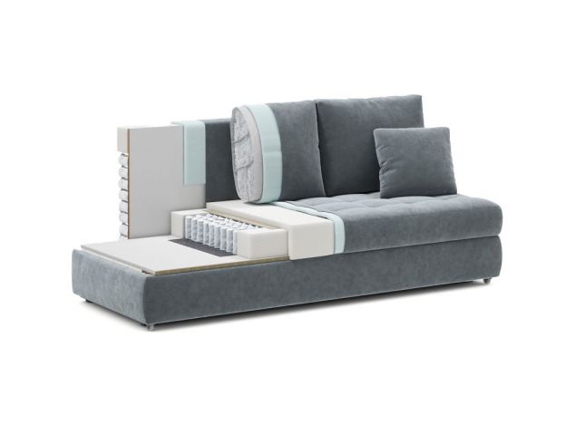 Диван MOON 074 цвет желтый (фото 303192) Диван MOON 074 цвет желтый (фото 303192)