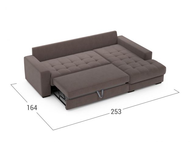 Угловой диван MOON 107 цвет коричневый (фото 303807) Угловой диван MOON 107 цвет коричневый (фото 303807)