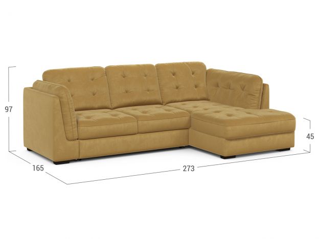 Угловой диван MOON 110 цвет желтый (фото 304022) Угловой диван MOON 110 цвет желтый (фото 304022)