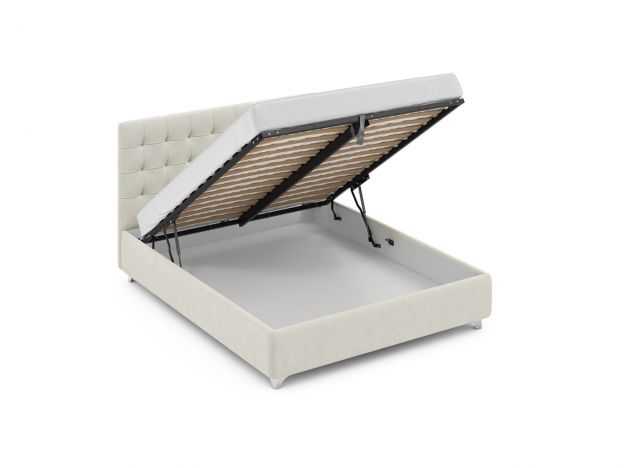 Кровать с подъемным механизмом MOON 1155 Sunshine цвет белый,бежевый (фото 310176) Кровать с подъемным механизмом MOON 1155 Sunshine цвет белый,бежевый (фото 310176)