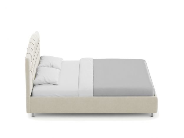 Кровать с подъемным механизмом MOON 1157 цвет белый,бежевый,зеленый (фото 314073)