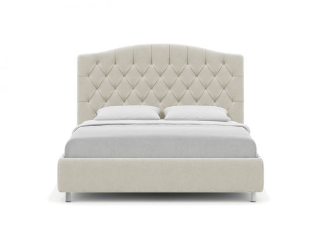 Кровать с подъемным механизмом MOON 1157 цвет белый,бежевый (фото 316176)