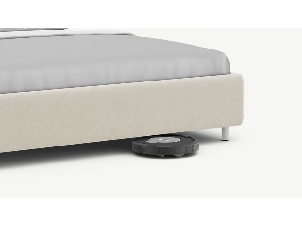 Кровать с подъемным механизмом MOON 1157 цвет белый,бежевый (фото 316184)