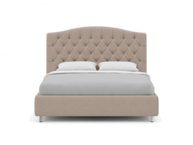 Кровать с подъемным механизмом MOON 1157 цвет бежевый (фото 317177)