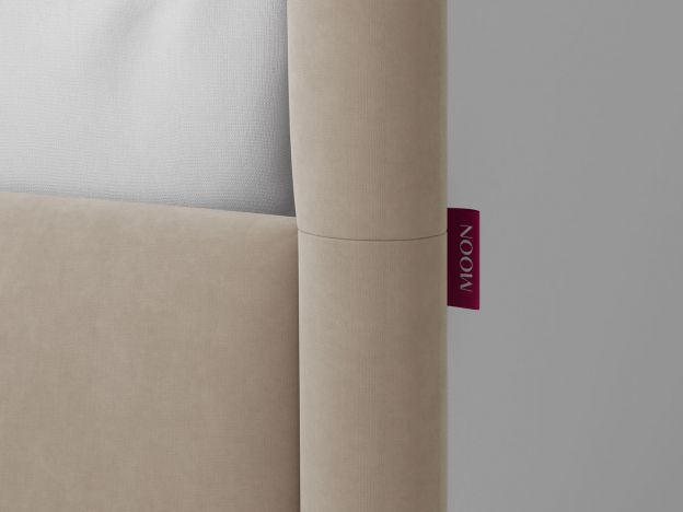 Кровать с подъемным механизмом MOON 1157 цвет бежевый (фото 317186)