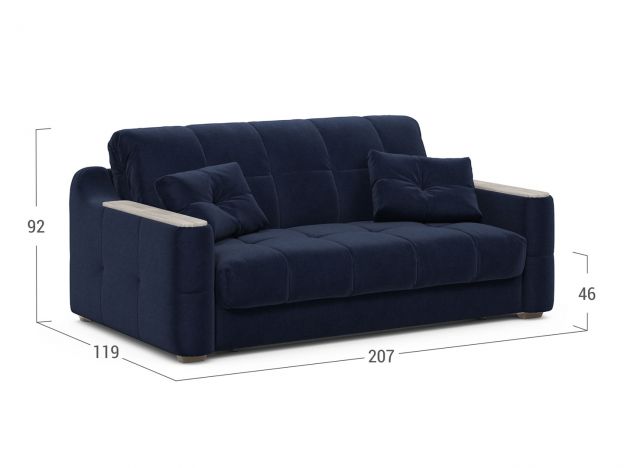 Диван MOON 116 цвет синий (фото 317604)