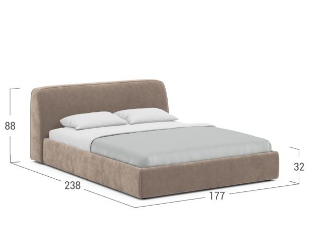 Кровать с подъёмным механизмом MOON 1008 цвет бежевый,коричневый (фото 321677) Кровать с подъёмным механизмом MOON 1008 цвет бежевый,коричневый (фото 321677)