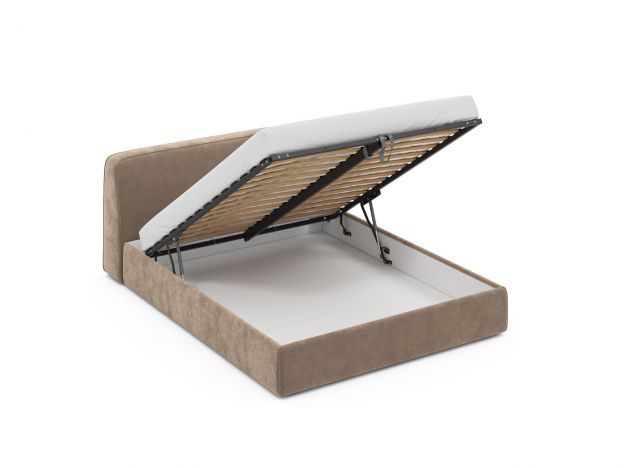 Кровать с подъёмным механизмом MOON 1008 цвет бежевый,коричневый (фото 321681) Кровать с подъёмным механизмом MOON 1008 цвет бежевый,коричневый (фото 321681)