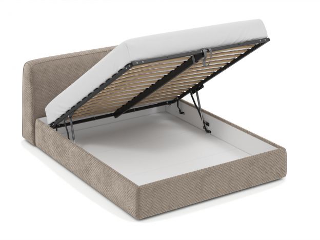 Кровать с подъёмным механизмом MOON 1008 цвет бежевый,коричневый (фото 321764) Кровать с подъёмным механизмом MOON 1008 цвет бежевый,коричневый (фото 321764)