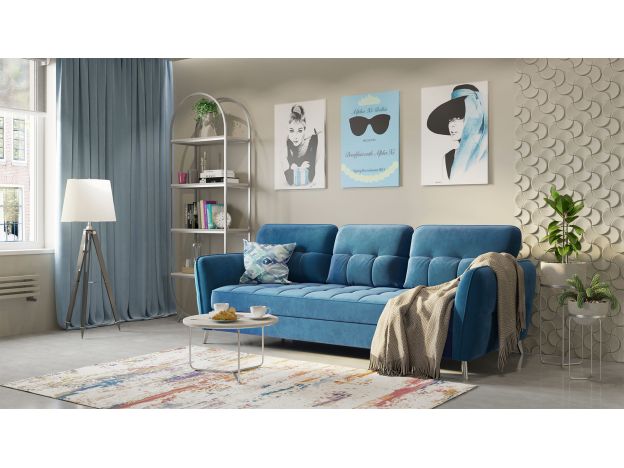 Диван MOON 175 цвет синий,бирюза (фото 321140) Диван MOON 175 цвет синий,бирюза (фото 321140)