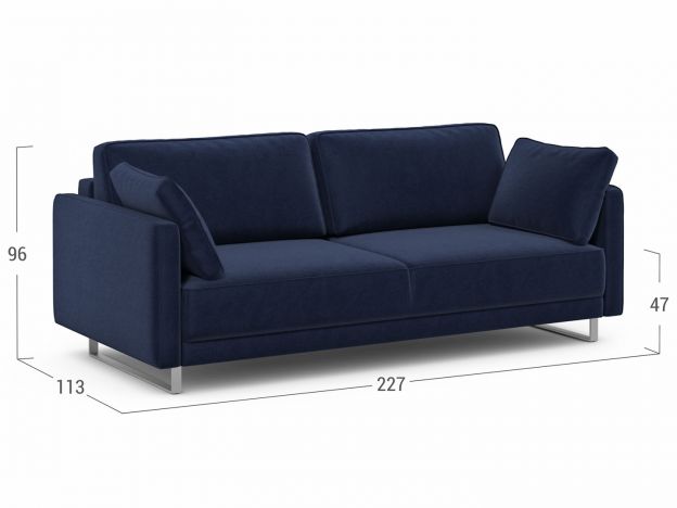 Диван MOON 178 цвет синий (фото 321223) Диван MOON 178 цвет синий (фото 321223)