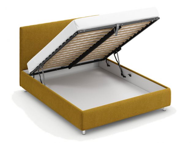 Кровать с подъемным механизмом MOON 1156 Arona цвет желтый (фото 322353)