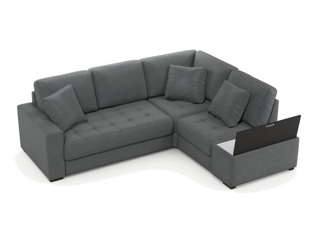 Угловой диван MOON 107 цвет серый (фото 322155)