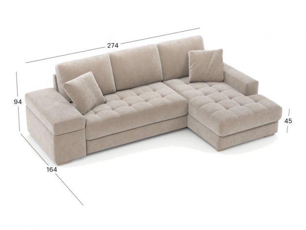 Угловой диван MOON 107 цвет бежевый (фото 322203) Угловой диван MOON 107 цвет бежевый (фото 322203)