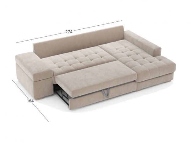 Угловой диван MOON 107 цвет бежевый (фото 322204) Угловой диван MOON 107 цвет бежевый (фото 322204)