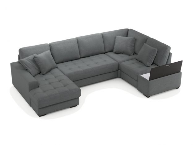 Угловой диван MOON 107 цвет серый (фото 322258) Угловой диван MOON 107 цвет серый (фото 322258)