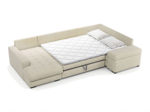 Угловой диван MOON 107 цвет бежевый (фото 322286)