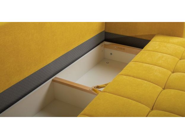 Диван Бейкер 2 цвет желтый (фото 28714)