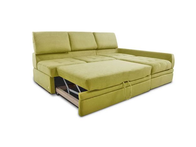 Угловой диван Бруно цвет зеленый (фото 175099)