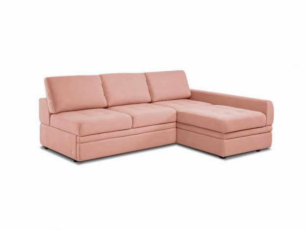 Угловой диван Бруно цвет красный,розовый (фото 112494)