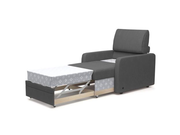 Кресло-кровать Бруно цвет серый (фото 323922)
