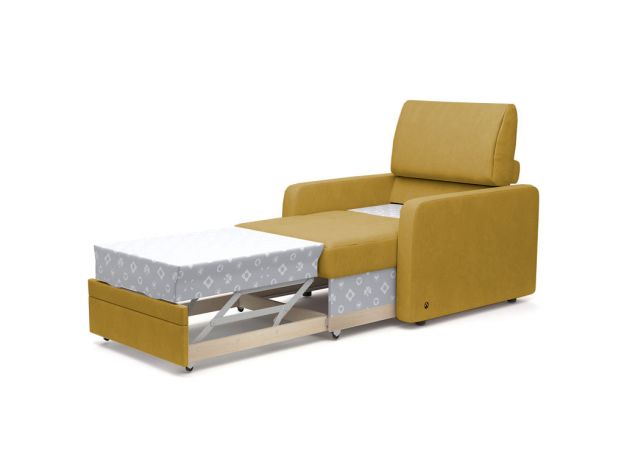 Кресло-кровать Бруно цвет желтый (фото 323958)
