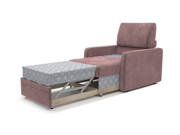 Кресло-кровать Бруно цвет розовый (фото 323994)