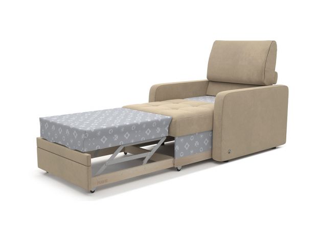 Кресло-кровать Бруно цвет бежевый (фото 324048)