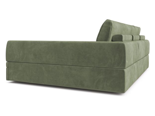 Угловой диван Бруно цвет зеленый,оливковый (фото 324257)