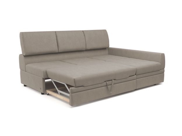 Угловой диван Бруно цвет бежевый,коричневый (фото 324318) Угловой диван Бруно цвет бежевый,коричневый (фото 324318)