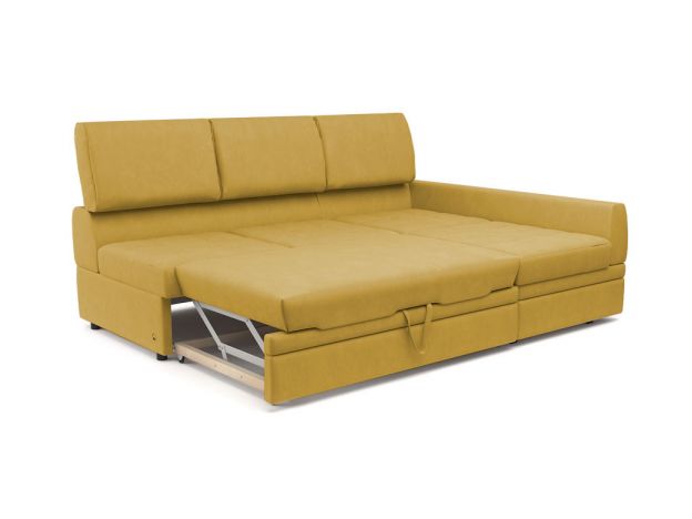 Угловой диван Бруно цвет желтый (фото 324348)