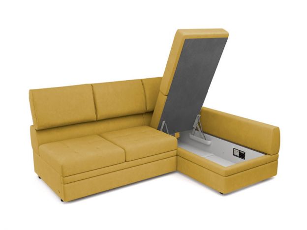 Угловой диван Бруно цвет желтый (фото 324349)