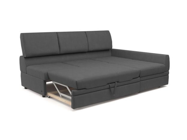 Угловой диван Бруно цвет серый (фото 324408)