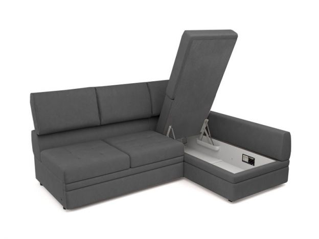 Угловой диван Бруно цвет серый (фото 324409)