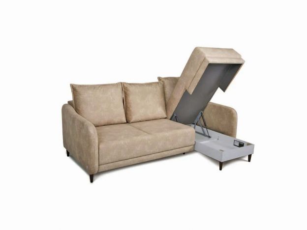 Угловой диван Бьерг цвет бежевый (фото 175297)