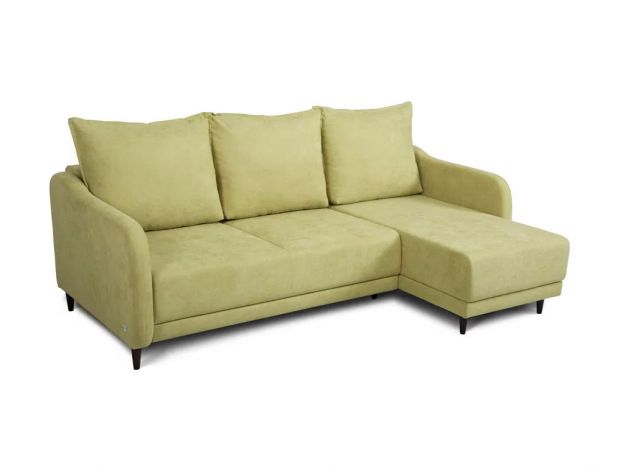 Угловой диван Бьерг цвет зеленый (фото 185645)