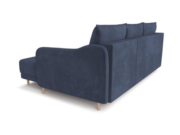 Угловой диван Бьерг цвет синий (фото 324602)