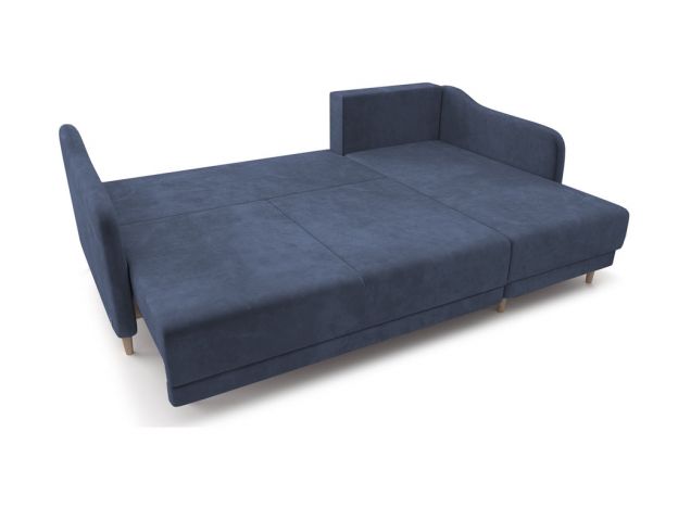 Угловой диван Бьерг цвет синий (фото 324603)