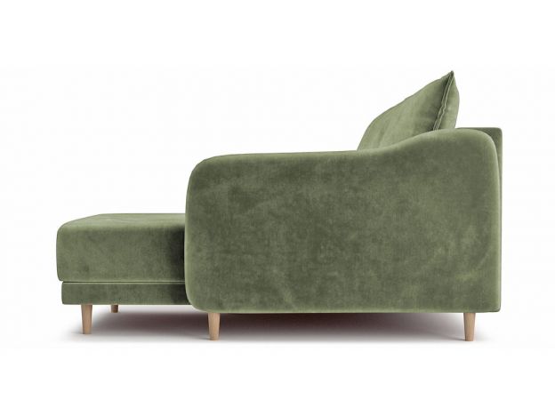 Угловой диван Бьерг цвет зеленый,оливковый (фото 324636)