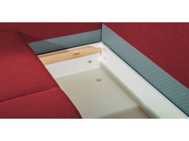 Диван Джастин цвет красный (фото 24710)